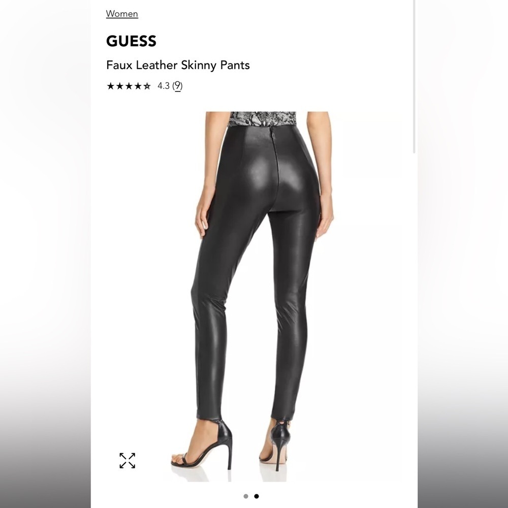 GUESS
Faux Leather Skinny Pants